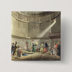 Dance of the Dervishes, plate 3 from Part 1 of 'Vi 15 Cm Square Badge