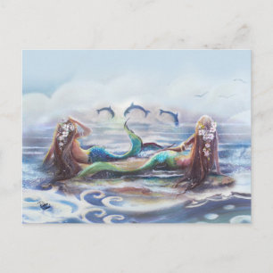Dance of the Dolphins Postcard