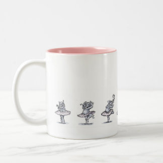 Dance of the Elephant Two-Tone Coffee Mug