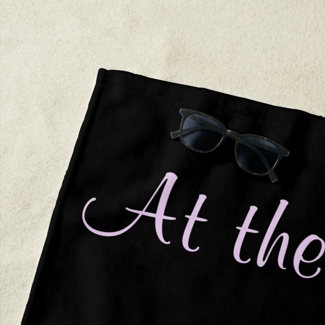 Dance of the Hummingbird Beach Towel (In Situ)