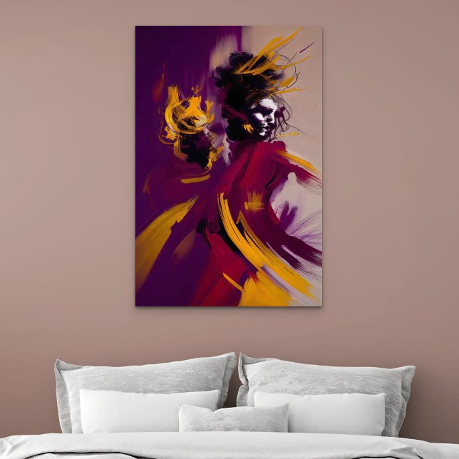 Dance Of The Mind – Expressive Abstract Figure Poster (Dance Of The Mind – Expressive Abstract Figure
)