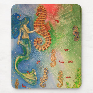 Dance of the Sea Horse Mouse Pad