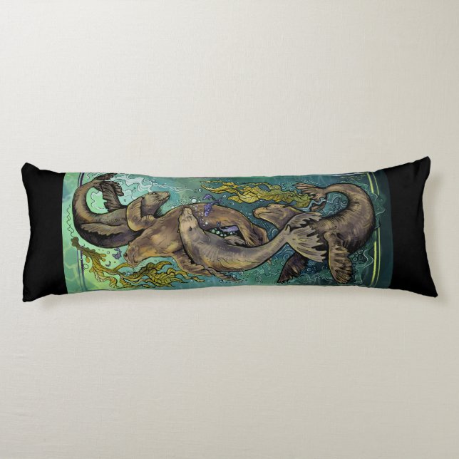 Dance of the Selkies Body Cushion (Back)
