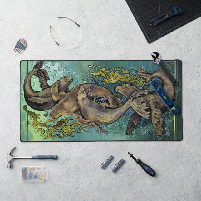 Dance of the Selkies Desk Mat (Workstation)