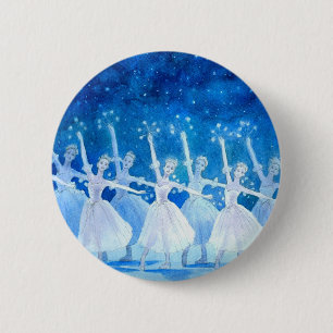 Dance of the Snowflakes Button (customisable)