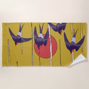 Dance of the Swallows Beach Towel