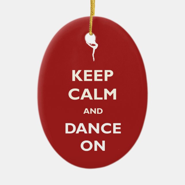 Dance On Dancers Ornament (Front)