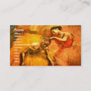 DANCE or BALLET Business Cards