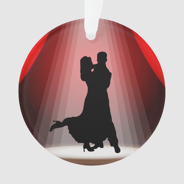 Dance Ornament - Competition Ballroom Dancing (Front)