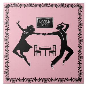 DANCE PARTY----CHANGEABLE BACKGROUND COLOR- TILE