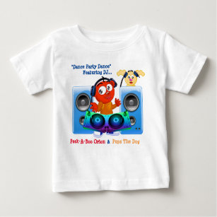 Dance Party Dance with DJ Peek-A-Boo Orin & Pups Baby T-Shirt
