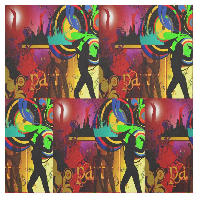 Dance Party Fabric (Swatch)