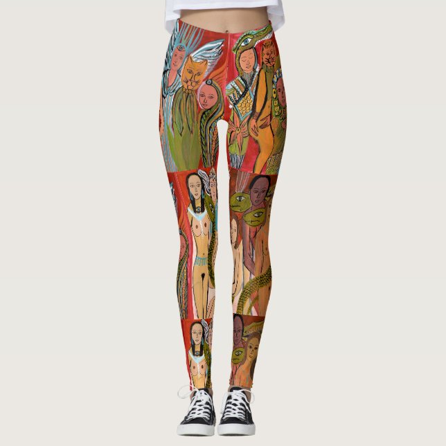 Dance Party in the Realm of Magic Leggings (Front)