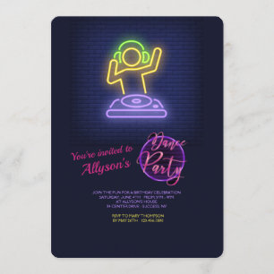 Dance Party Invitation