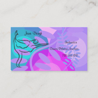 Dance Pilates Dance Appointment Card