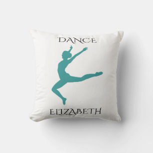Dance pillow with personalised name.