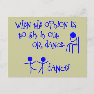 DANCE POSTCARD