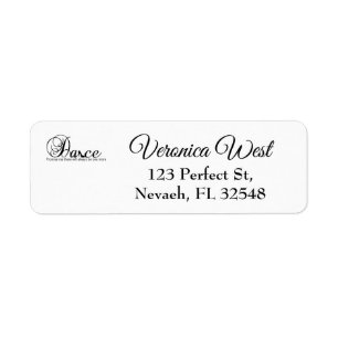 Dance Promise Me There Will Always Be One More Return Address Label