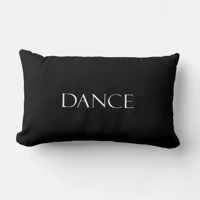 Dance Quotes Inspirational Dancing Quote Lumbar Cushion (Front)