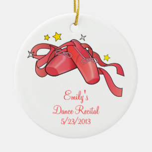 Dance Recital Commemorative Ornament Ballet Shoes