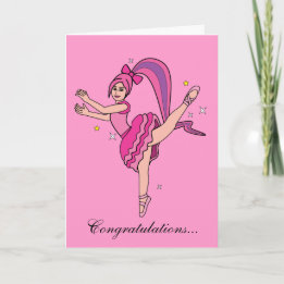 Dance Recital Congratulations! Card