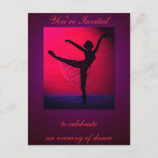 Dance Recital custom invitation