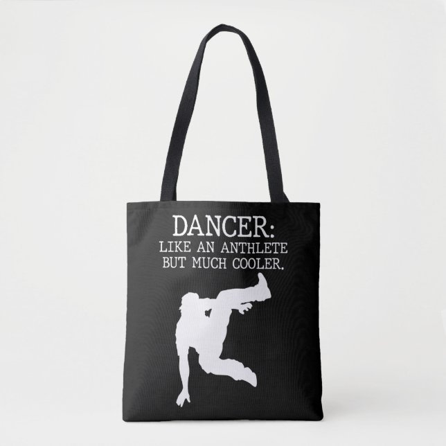 Dance Recital Dancer Graduation Cool Dancing Boy Tote Bag (Front)