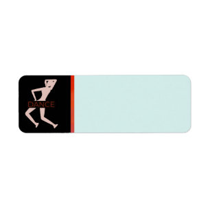Dance Return Address Label