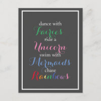 Dance, Ride, Swim, Chase Magic