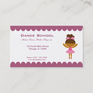 Dance School Business Card