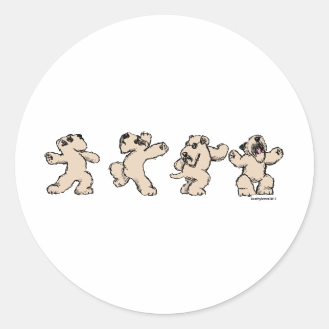 Dance SCWT Classic Round Sticker (Front)