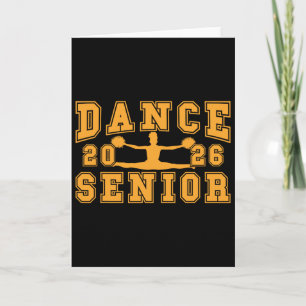 Dance Senior Night Dance Senior 2026 Graduation 13 Card