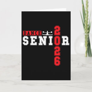 Dance Senior Night Dance Senior 2026 Graduation 8 Card
