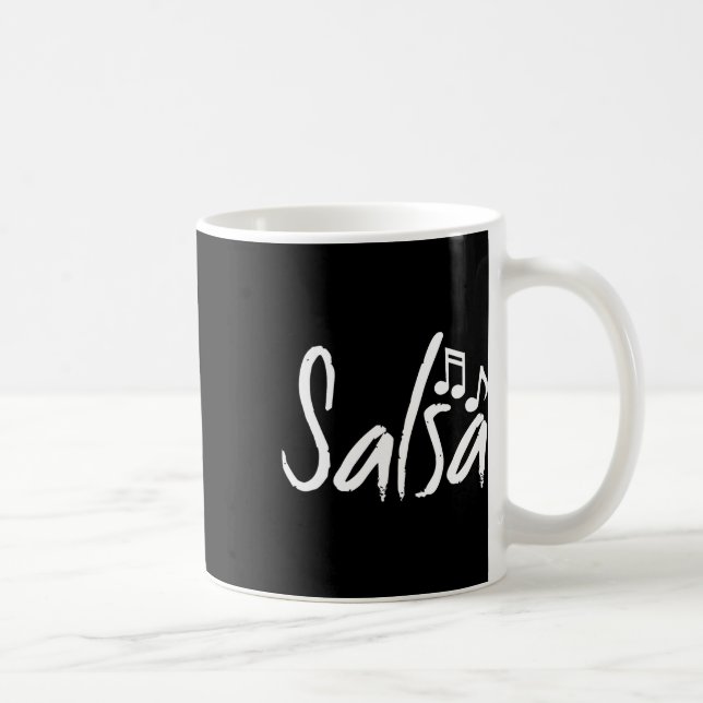 Dance Shirt Salsa Funny Dancing Gifts  Coffee Mug (Right)