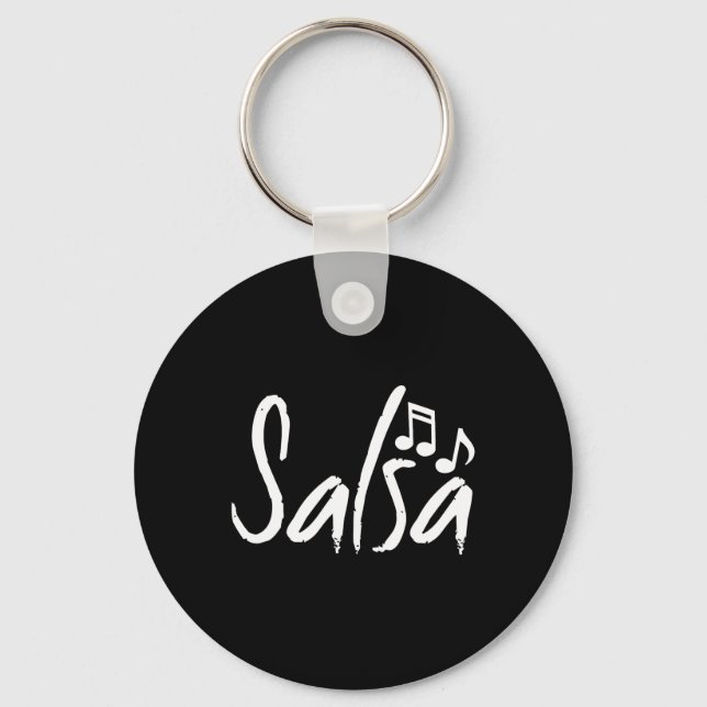 Dance Shirt Salsa Funny Dancing Gifts  Key Ring (Front)