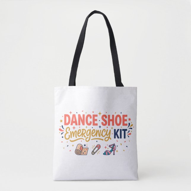 Dance Shoe Emergency Kit Tote Bag (Front)