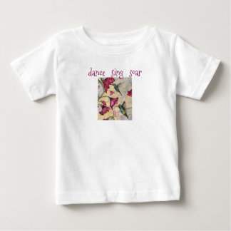 Dance Sing Hummingbird Art Baby Girl Tutu Baby T-Shirt