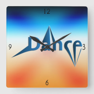 Dance Square Wall Clock