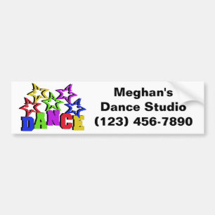 Dance Stars Bumper Sticker