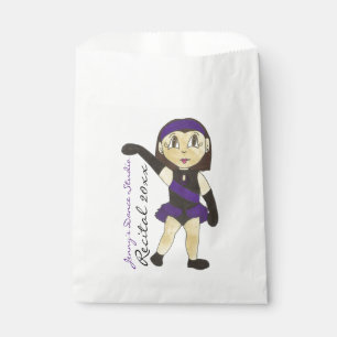 Dance Studio Recital Customised Jazz Dancer Girl Favour Bag