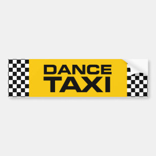 Dance Taxi (Ballet) Bumper Sticker