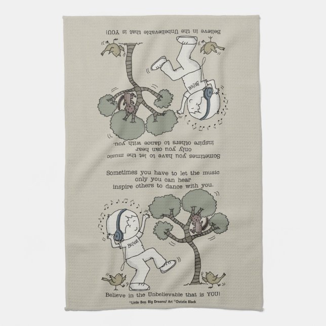 Dance Tea Towel (Vertical)