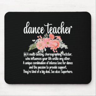 Dance Teacher Appreciation Women's Black Clic Fit Mouse Pad