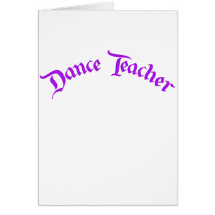 Dance Teacher (customise)