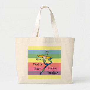 Dance Teacher gift Large Tote Bag