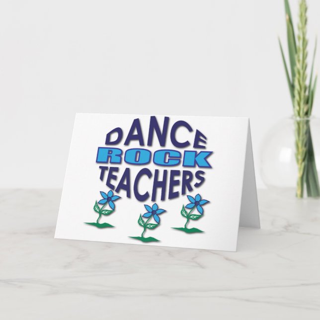 Dance Teacher Gifts Holiday Card (Front)