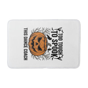 Dance Teacher Halloween Pumpkin Engraving Shirt De Bath Mat