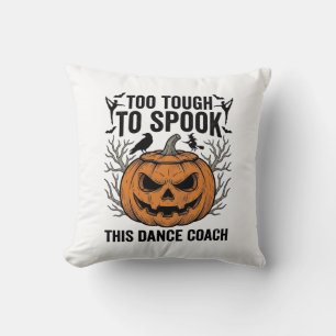 Dance Teacher Halloween Pumpkin Engraving Shirt De Cushion