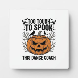 Dance Teacher Halloween Pumpkin Engraving Shirt De Plaque