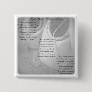 Dance Teacher Poem 15 Cm Square Badge